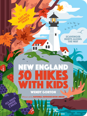 cover image of 50 Hikes with Kids New England